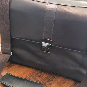 Kenneth Cole Reaction leather briefcase